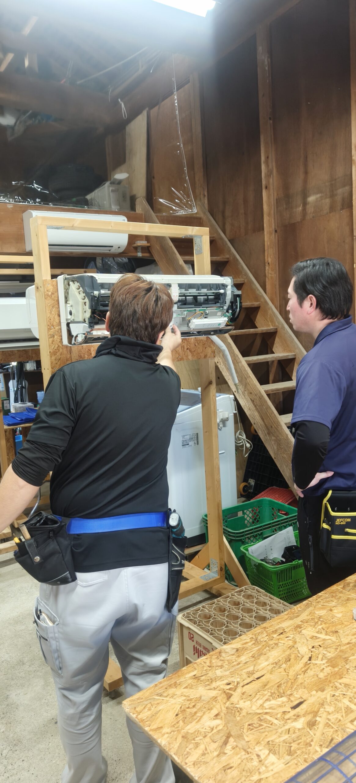 駐車場の除雪作業（酒田市）