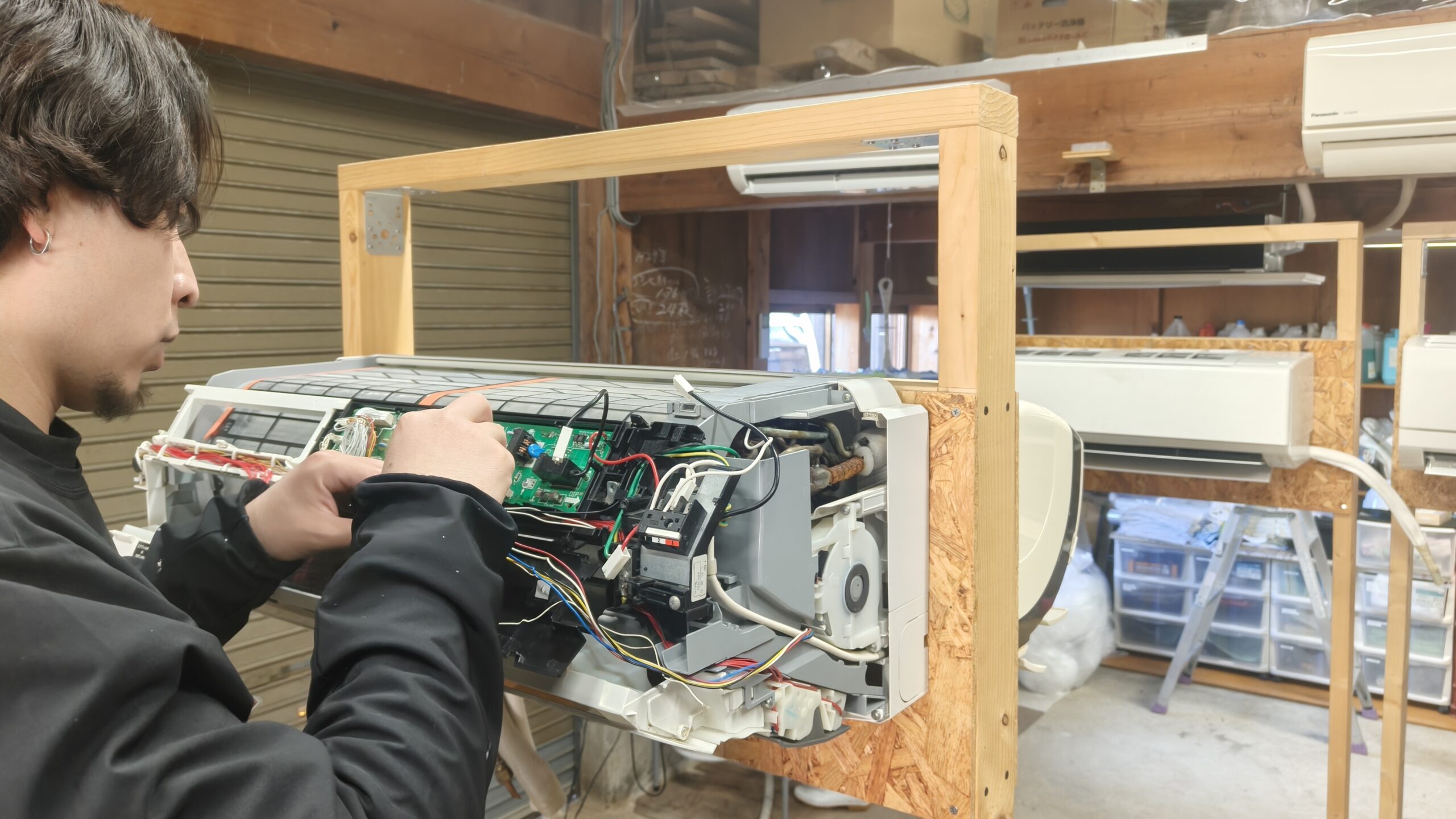 駐車場の除雪作業（酒田市）