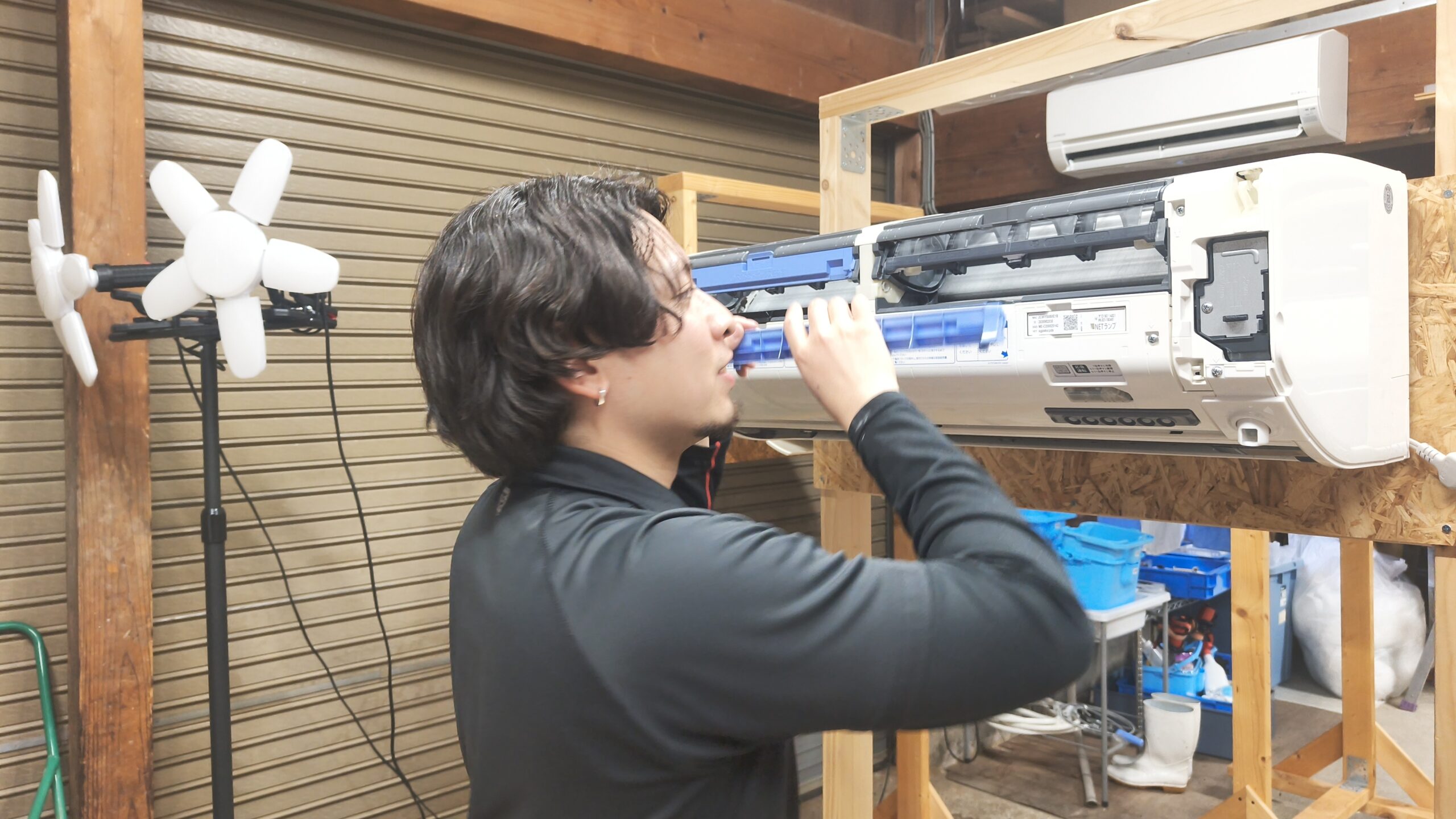 駐車場の除雪作業（酒田市）