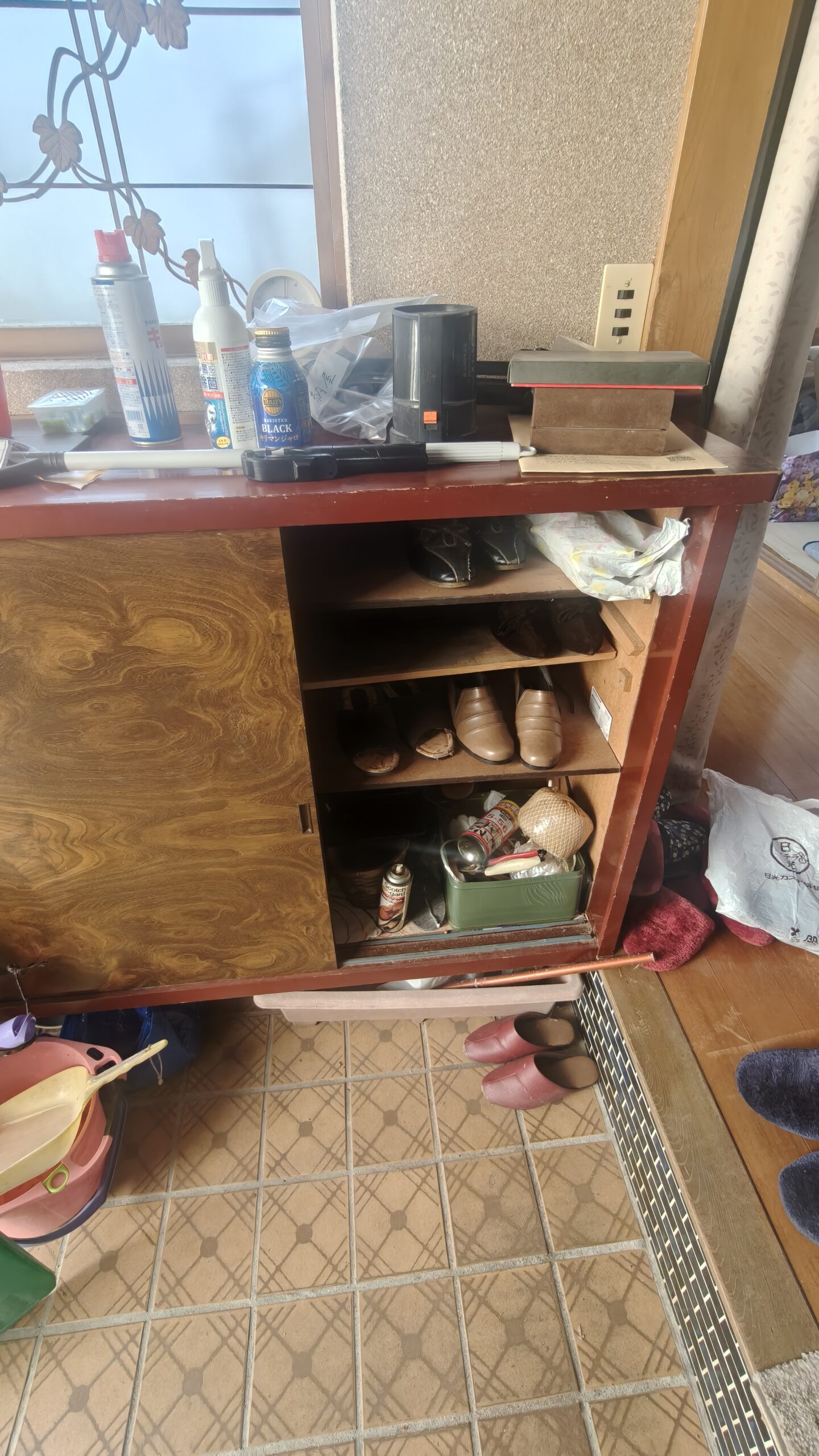 実家じまいの作業風景