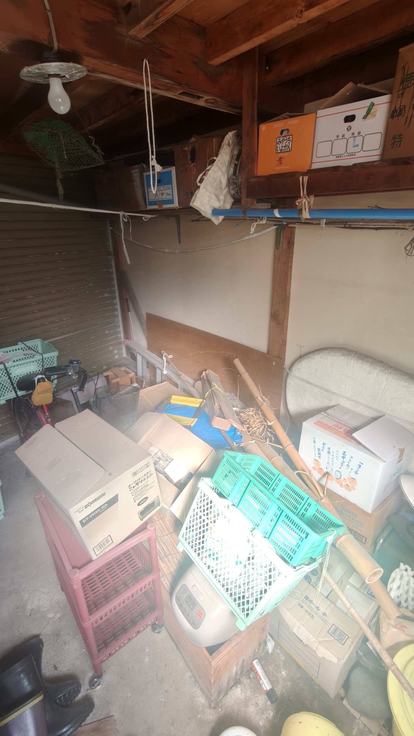 実家じまいに伴う整理の様子