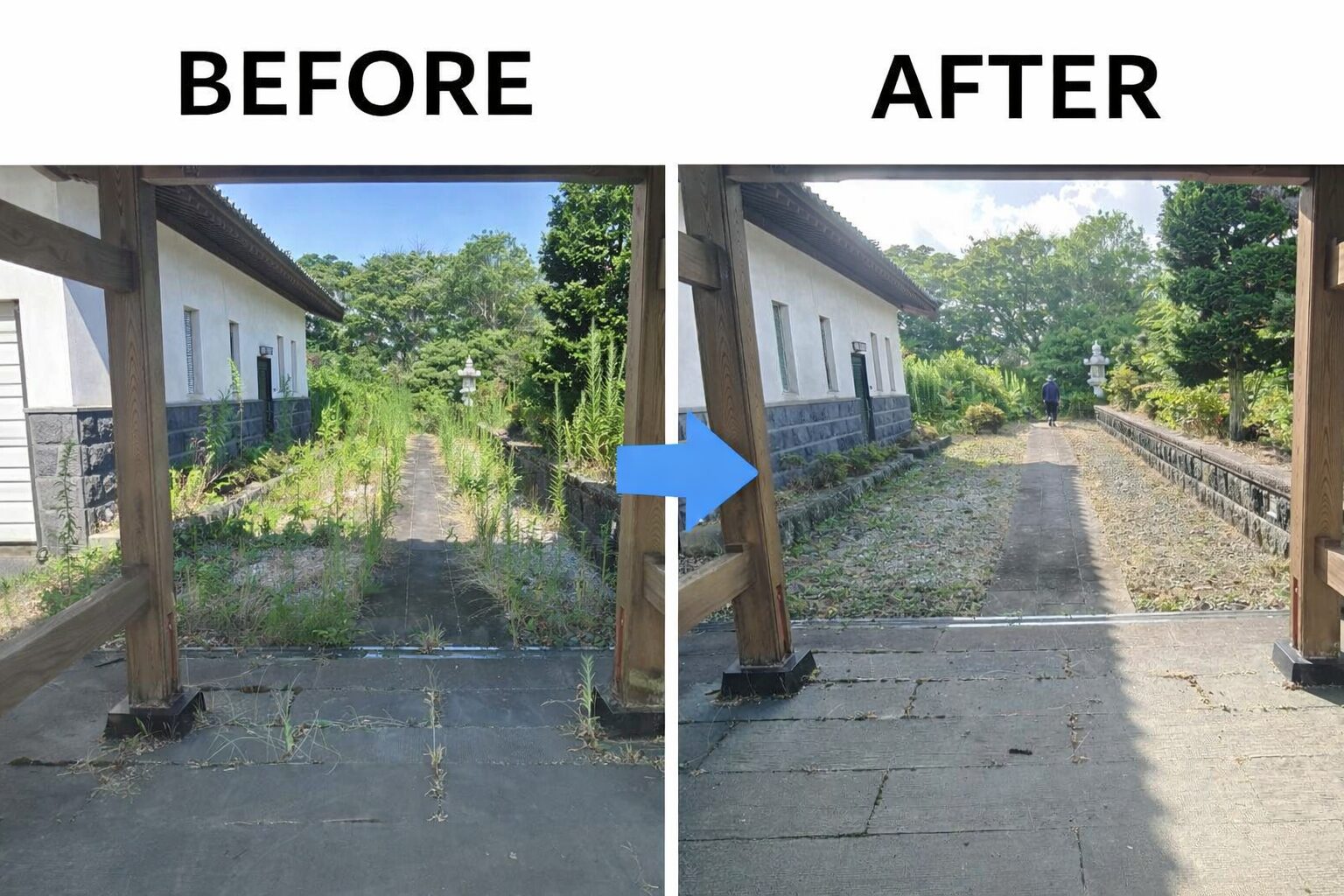 駐車場の除雪作業（酒田市）